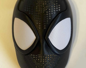 Spiderman Faceshell, Buscema Style, Custom 3D Printed Mask, Magnetic Lenses, Personalized Cosplay Prop, Durable PETG Faceshell