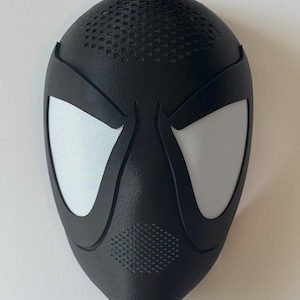 Máscara facial de Spiderman, estilo Todd McFarlane, impresa en 3D a medida, lentes magnéticas, accesorio de cosplay personalizado, carcasa facial de PETG duradera. imagen 1