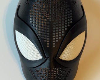 Máscara de Spiderman, estilo Stockman, impresa en 3D a medida, lentes magnéticas, accesorio de cosplay personalizado, carcasa de PETG duradera.