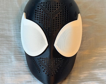 Máscara de Spiderman, simbionte personalizado, impresión 3D personalizada, lentes magnéticas, accesorio de cosplay personalizado, máscara de PETG duradera
