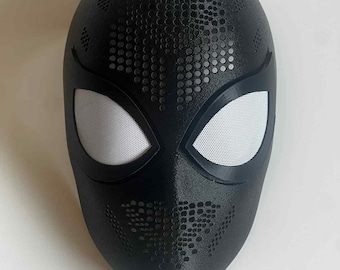 Máscara de Spiderman, estilo C personalizado, impresa en 3D, con lentes magnéticas, accesorio de cosplay personalizado, fabricada en PETG resistente.