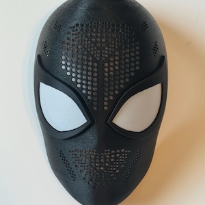 Spiderman Faceshell, Sensational D Style, Custom 3D Printed Mask, Magnetic Lenses, Personalized Cosplay Prop, Durable PETG Faceshell