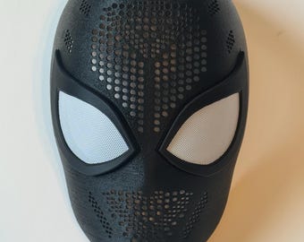 Spiderman Faceshell, Sensational D Style, Custom 3D Printed Mask, Magnetic Lenses, Personalized Cosplay Prop, Durable PETG Faceshell