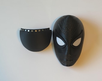Máscara facial de Spiderman, estilo Brand New Day, máscara personalizada impresa en 3D, lentes magnéticas, accesorio de cosplay personalizado, máscara facial de PETG duradera.