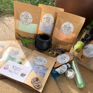 Handmade Potion Play Kit | Fairy, Mermaid, Dinosaur & Space | Sensory Play | Screen Free Kids Activity | Birthday Gift