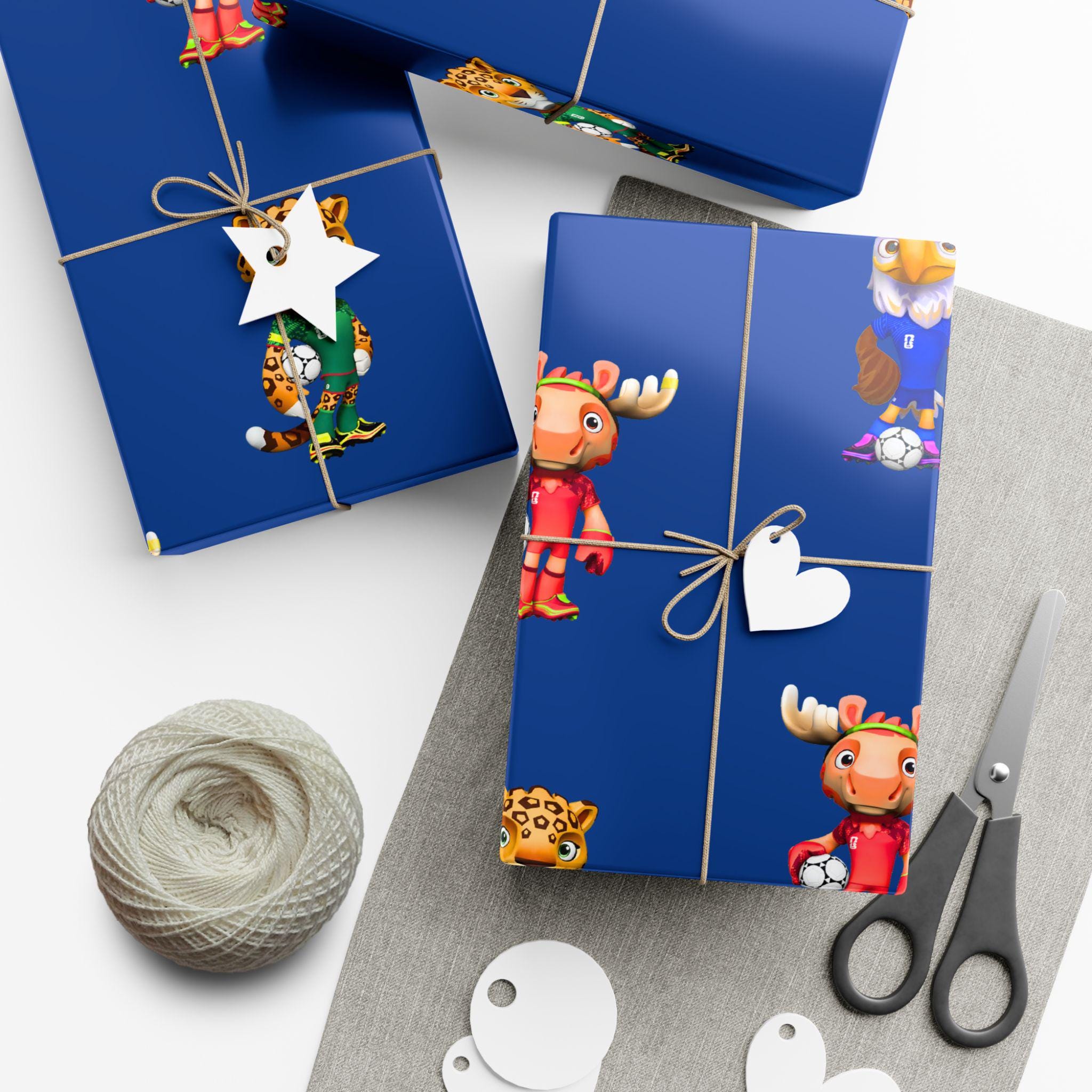 Discover World Cup 2026 Mascots Wrapping Paper Gift