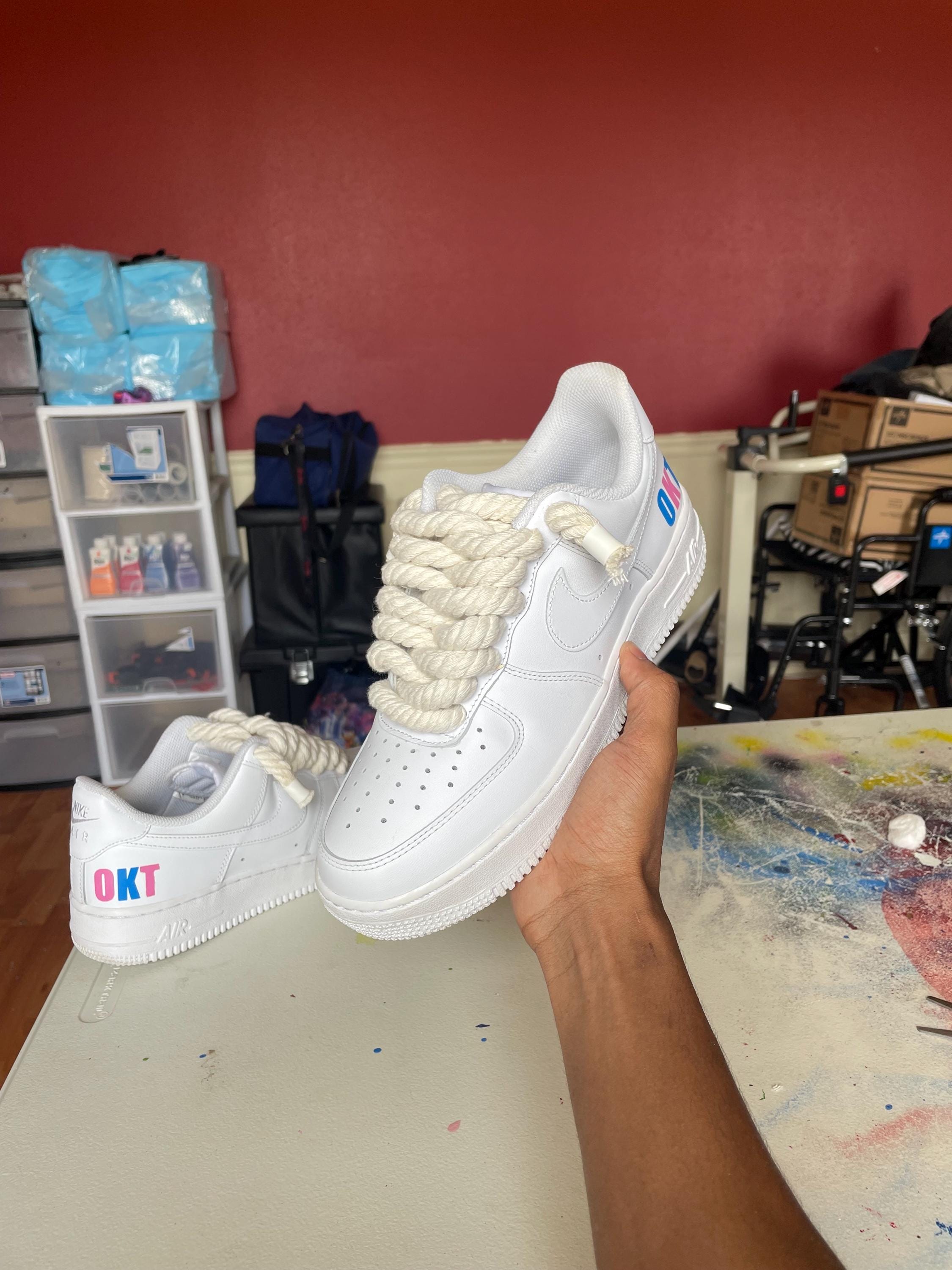 Air force 1 custom rope laces - Etsy 日本