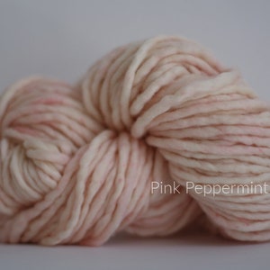 sp44 Single Ply Bulky Chunky Merino Yarn Hand Dyed Mini Skein image 6