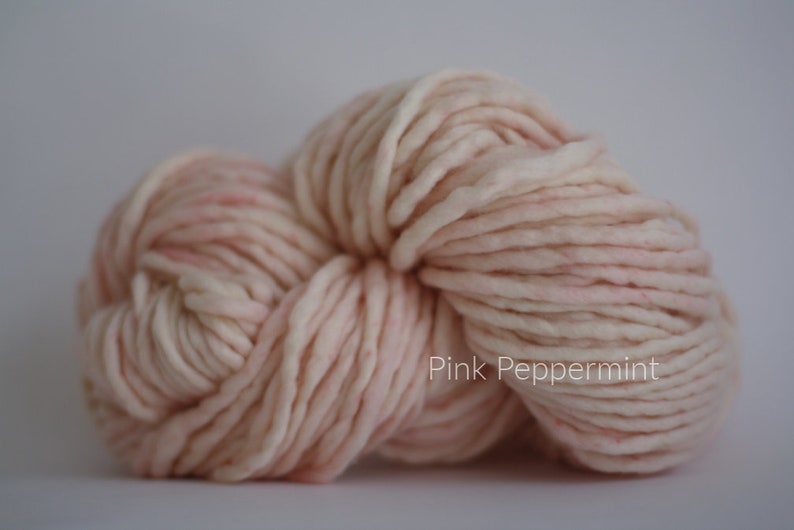 sp44 Single Ply Bulky Chunky Merino Yarn Hand Dyed Mini Skein image 6