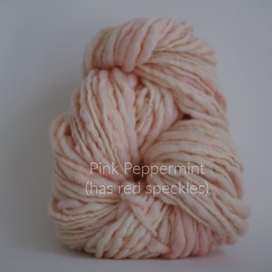 Thick and Thin Merino Yarn Slub Hand Dyed tts(tm) 44 Mini Skein