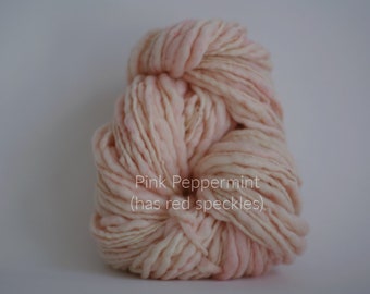 Thick and Thin Merino Yarn Slub Hand Dyed tts(tm) 44 Mini Skein