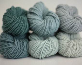 Yarn Worsted Single Ply sp Hand dyed Merino wsp SG