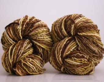 Lopi Style Yarn Handspun Wool Single Ply Hand dyed Half-Pounder xLR 25014