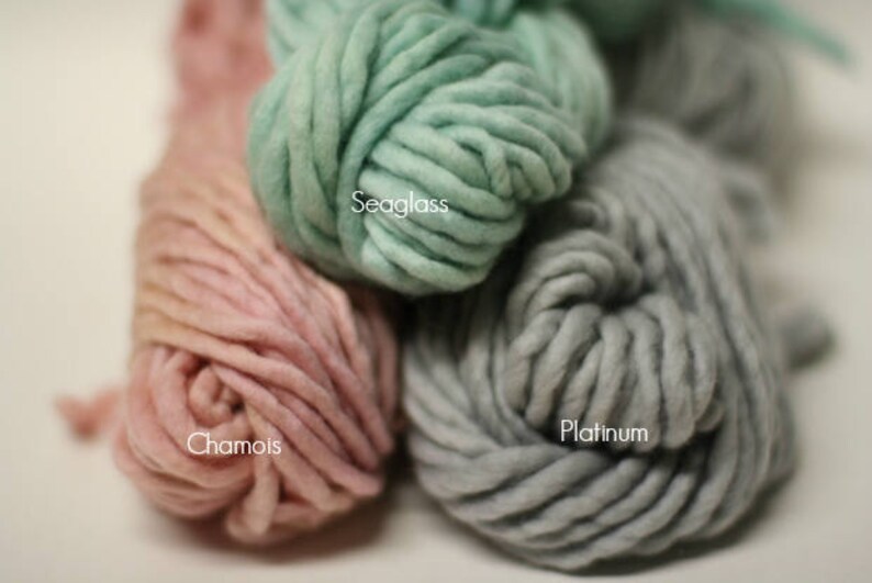 sp44 Single Ply Bulky Chunky Merino Yarn Hand Dyed Mini Skein