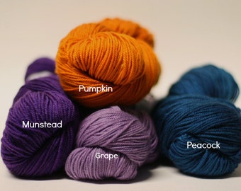Fingering Sock Yarn Hand dyed painted Superwash Merino Nylon