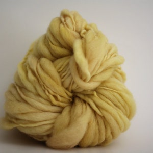 HandSpun Thick and Thin Yarn Bulky Chunky Wool Slub Hand Dyed TTS™ Gilded 1