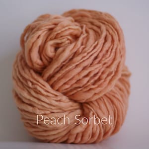 Thick Thin Merino Yarn Slub Yarn TTS ttstm image 1