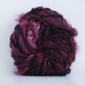 Thick Thin Yarn Handspun Leicester Longwool Wool Art Lockspun Lock Spun Curly Wool Loose Curls Weft Weaving PK 14 15 16