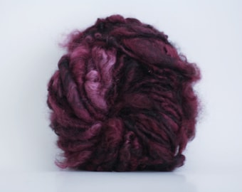 Thick Thin Yarn Handspun Leicester Longwool Wool Art Lockspun Lock Spun Curly Wool Loose Curls Weft Weaving PK 14 15 16