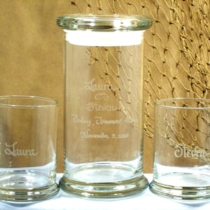 Personalized Unity Sand Ceremony Set Status