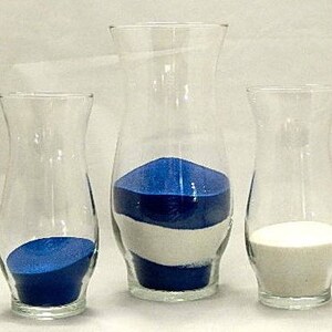 Personalized Unity Sand Ceremony Set - Hana style - 3 piece set