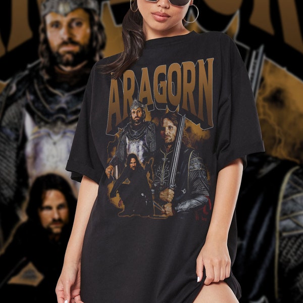 Retro Aragorn Shirt -Aragorn Tshirt,Aragorn T-shirt,Aragorn T Shirt,Aragorn Sweatshirt,Aragorn Sweater,Lord of the Rings Shirt,Aragorn Merch