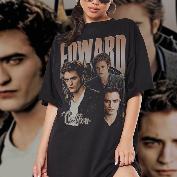 Limited Edward Cullen Vintage T-Shirt, Graphic Unisex T-shirt, Retro 90's Fans Homage T-shirt, Gift For Women and Men