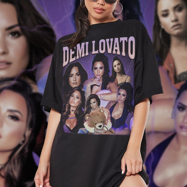 Begrenztes Demi Lovato Shirt, Vintage 90er Jahre Demi Lovato Shirt, Demi Lovato Shirt für Fan, Demi Lovato Unisex Y2k Kleidung, Demi Lovato Fan Geschenk T-Shirt