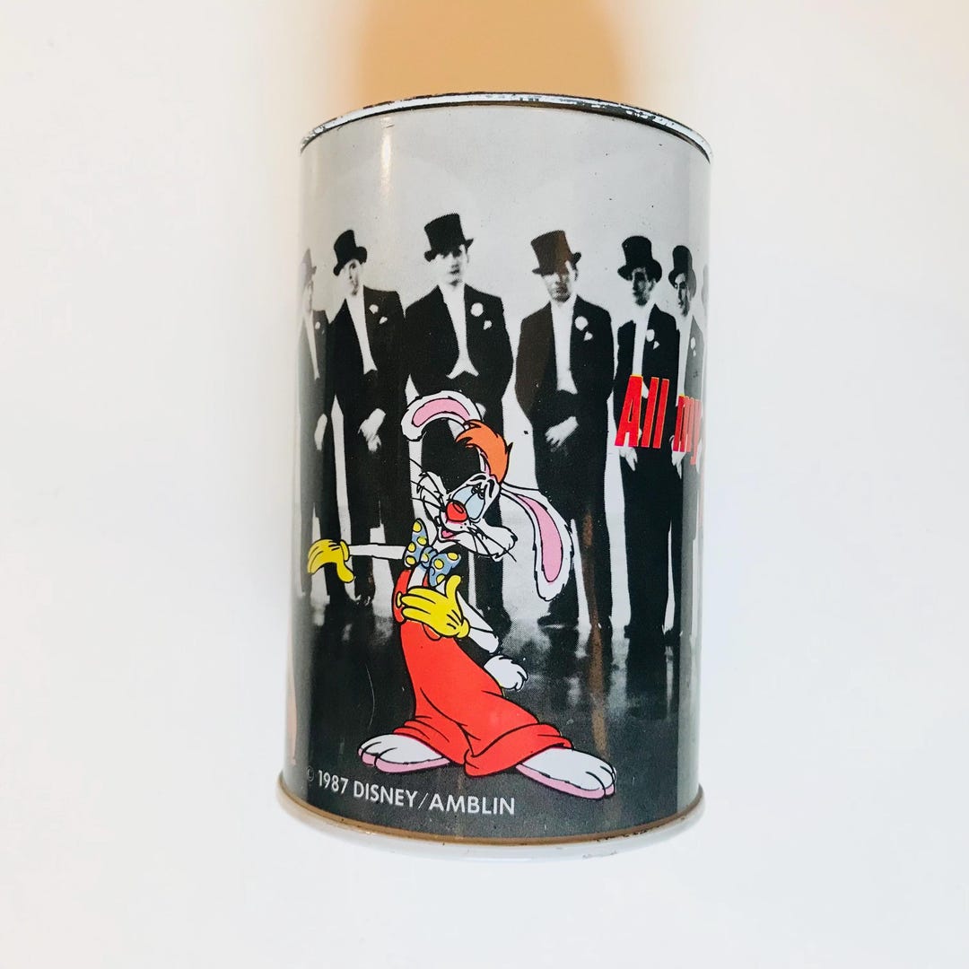 Roger Rabbit Coin Vintage 1987 Roger Rabbit Disney Amblin Tin Coin Bank - Etsy