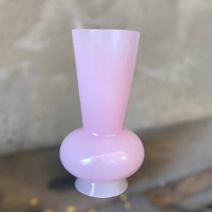 rosa vintage Murano Vase von Archimede Seguso