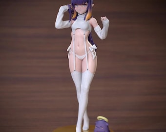 Cosmic Priestess STL File | VTuber Waifu Girl STL | 3D Print Figurine STL Model | Eldritch Artist Queen Stl 3D Print Figurine