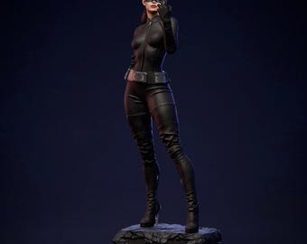 Stealth Feline Thief Heroine STL | Cat Burglar Vigilante Stl Model | 3D Print Figurine Stl File | Hero 3D Print Figurine