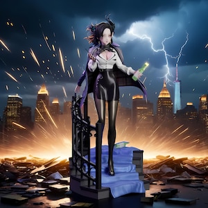 Nerissa Ravencroft STL Figurine | Gothic Sorceress 3D Print (Digital Download)