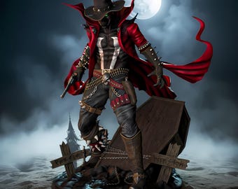 Ardent Gunslinger 3D Print Figurine STL | Western Outlaw (Digital Download)