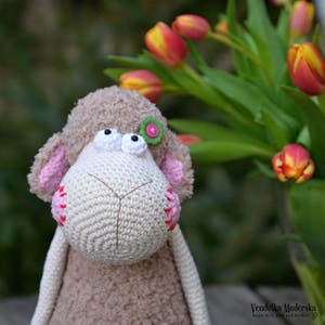 Crochet pattern - Spring sheep by VendulkaM - Easter decoration / Amigurumi/ crochet toy, digital pattern, DIY, pdf