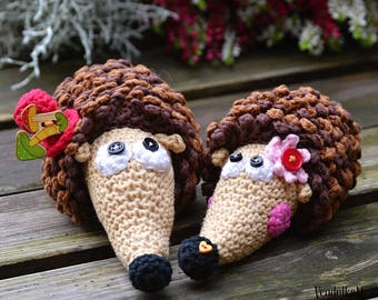 Crochet pattern - Hedgehog - Crochet decoration by VendulkaM - Amigurumi Pattern/ digital, DIY, pdf