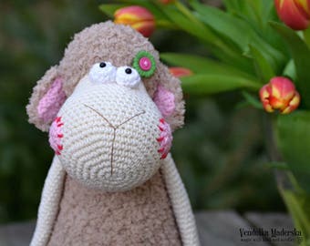 Crochet pattern - Spring sheep by VendulkaM - Easter decoration / Amigurumi/ crochet toy, digital pattern, DIY, pdf