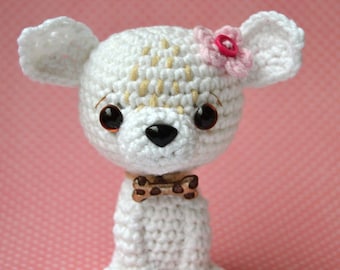 Crochet pattern - Chihuahua  by VendulkaM, amigurumi, crochet toy/digital pattern, DIY, pdf