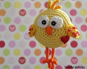 Crochet pattern - Chicken ornament - Eastern Decoration / Digital pattern / Ornament /DIY