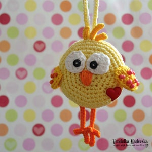 Crochet pattern - Chicken ornament - Eastern Decoration / Digital pattern / Ornament /DIY