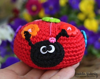 Cute crochet ladybug - pattern, DIY