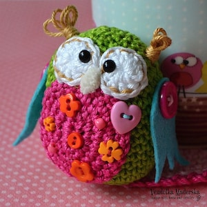 Crochet Pattern - Owl coaster