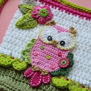 Crochet pattern Owl purse by VendulkaM crochet bag pattern, digital, DIY, pdf image 3