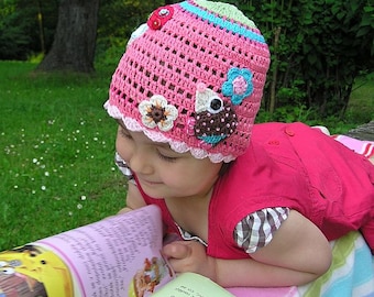 Crochet hat pdf pattern