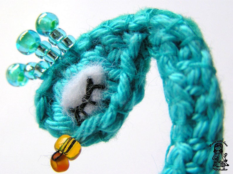 Patron au crochet broche paon DIY image 2