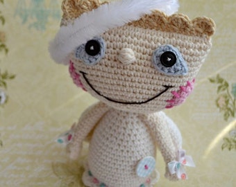 Crochet angel pattern - DIY, crochet pattern