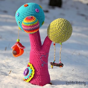 Crochet pattern - Rainbow tree - by VendulkaM, digital crochet pattern, amigurumi, DIY, pdf