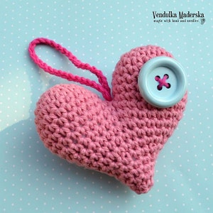 Crochet heart - crochet pattern, DIY