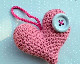 Crochet heart - crochet pattern, DIY