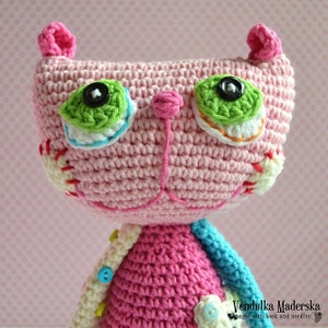 Crochet Pattern Cat Lisa by VendulkaM /amigurumi, toy digital pattern/DIY image 4